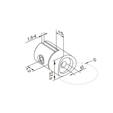 Pince à tôle - tube ⌀ 42.4 mm