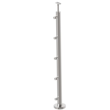 Kit poteau pré-percé ⌀ 42.4 mm
