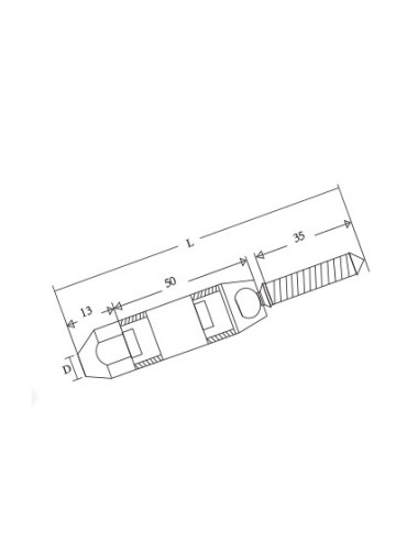 Tendeur câble ⌀ 4 mm